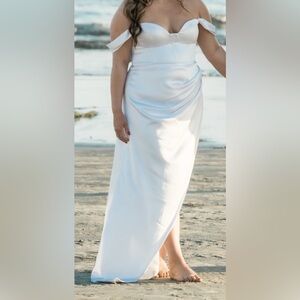 Elegant White Off-Shoulder Dress